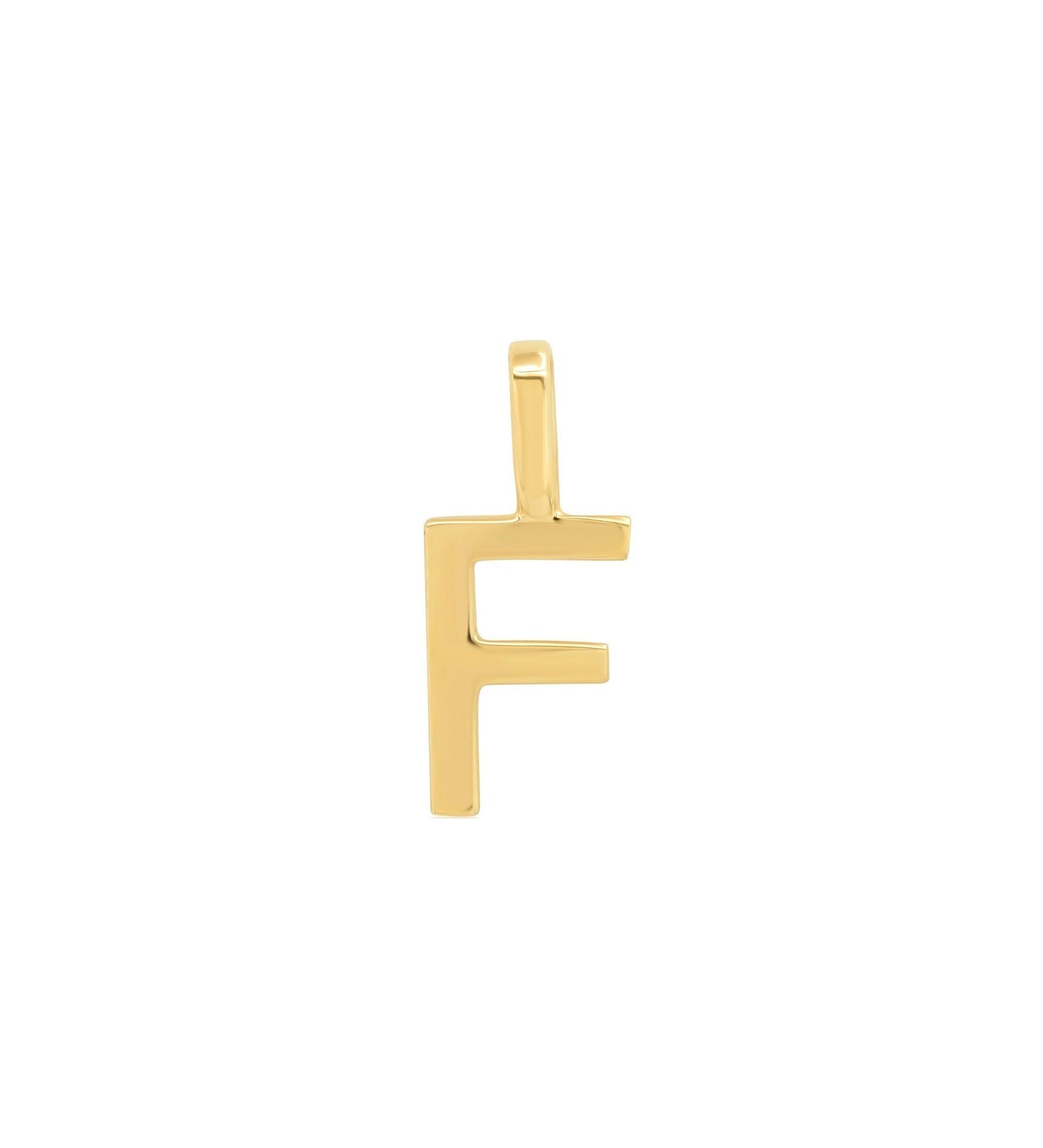 Tai Fine-Monogram Pendant-Necklaces-14k Yellow Gold-F-Blue Ruby Jewellery-Vancouver Canada