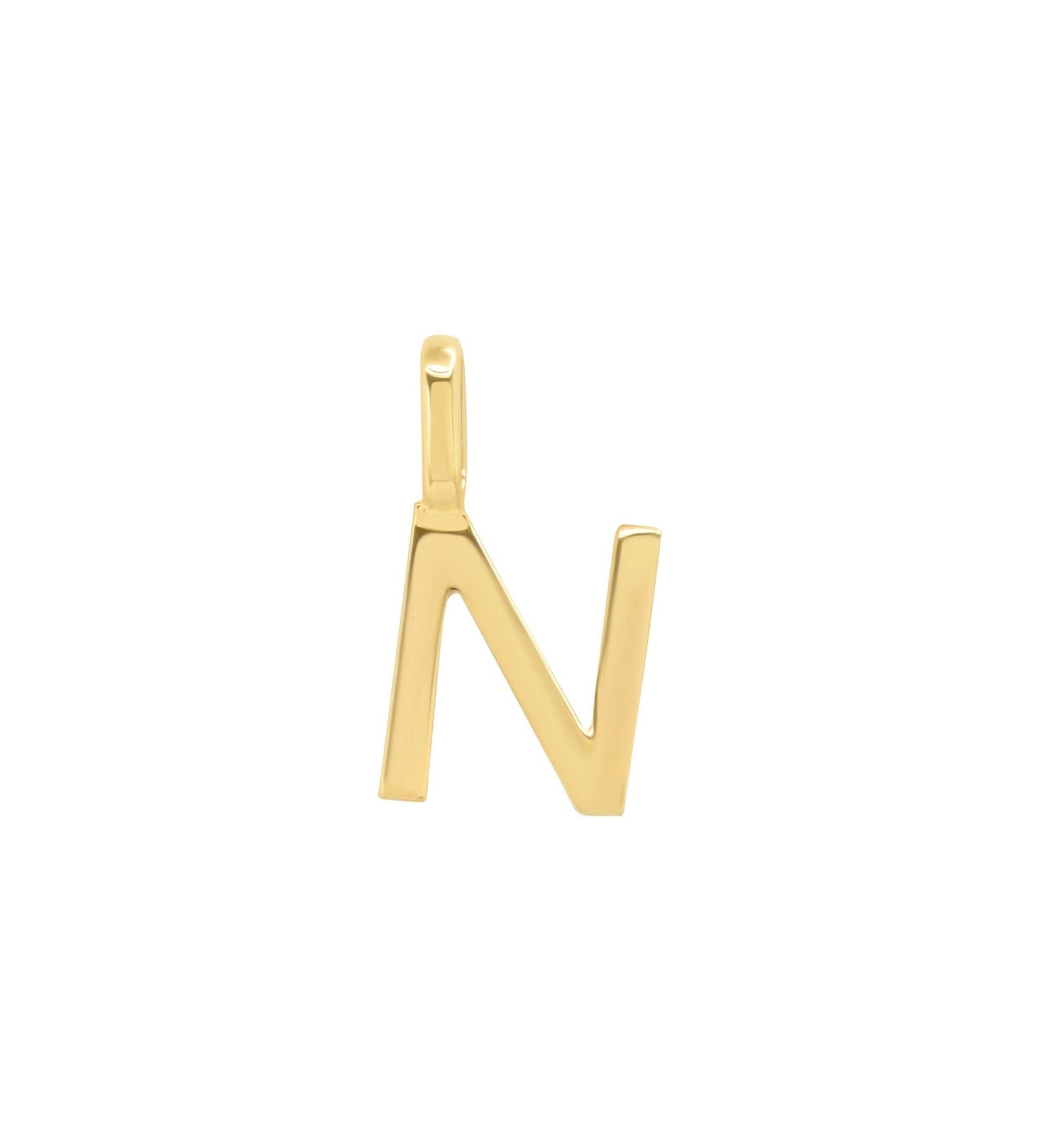 Tai Fine-Monogram Pendant-Necklaces-14k Yellow Gold-N-Blue Ruby Jewellery-Vancouver Canada