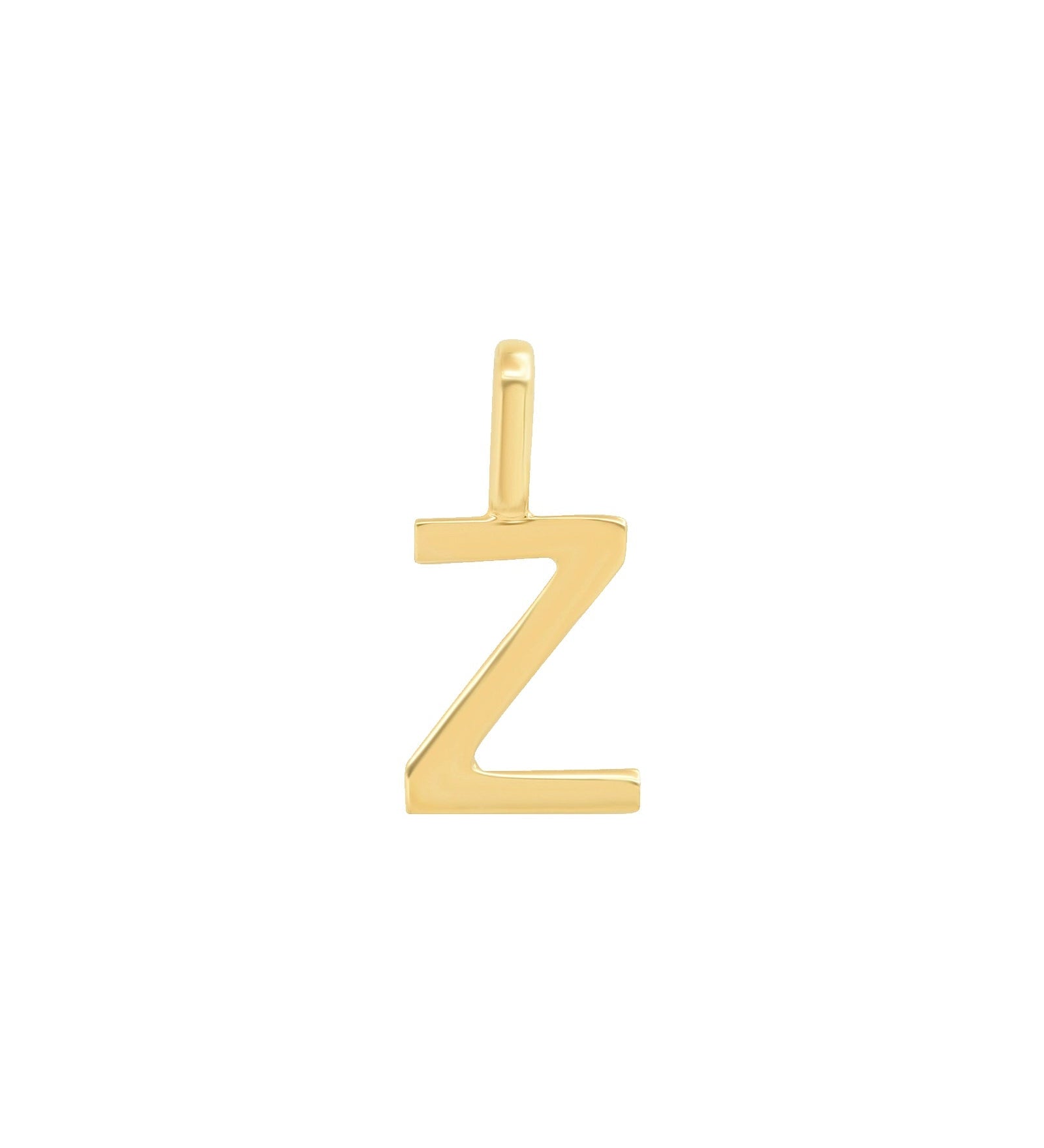Tai Fine-Monogram Pendant-Necklaces-14k Yellow Gold-Z-Blue Ruby Jewellery-Vancouver Canada