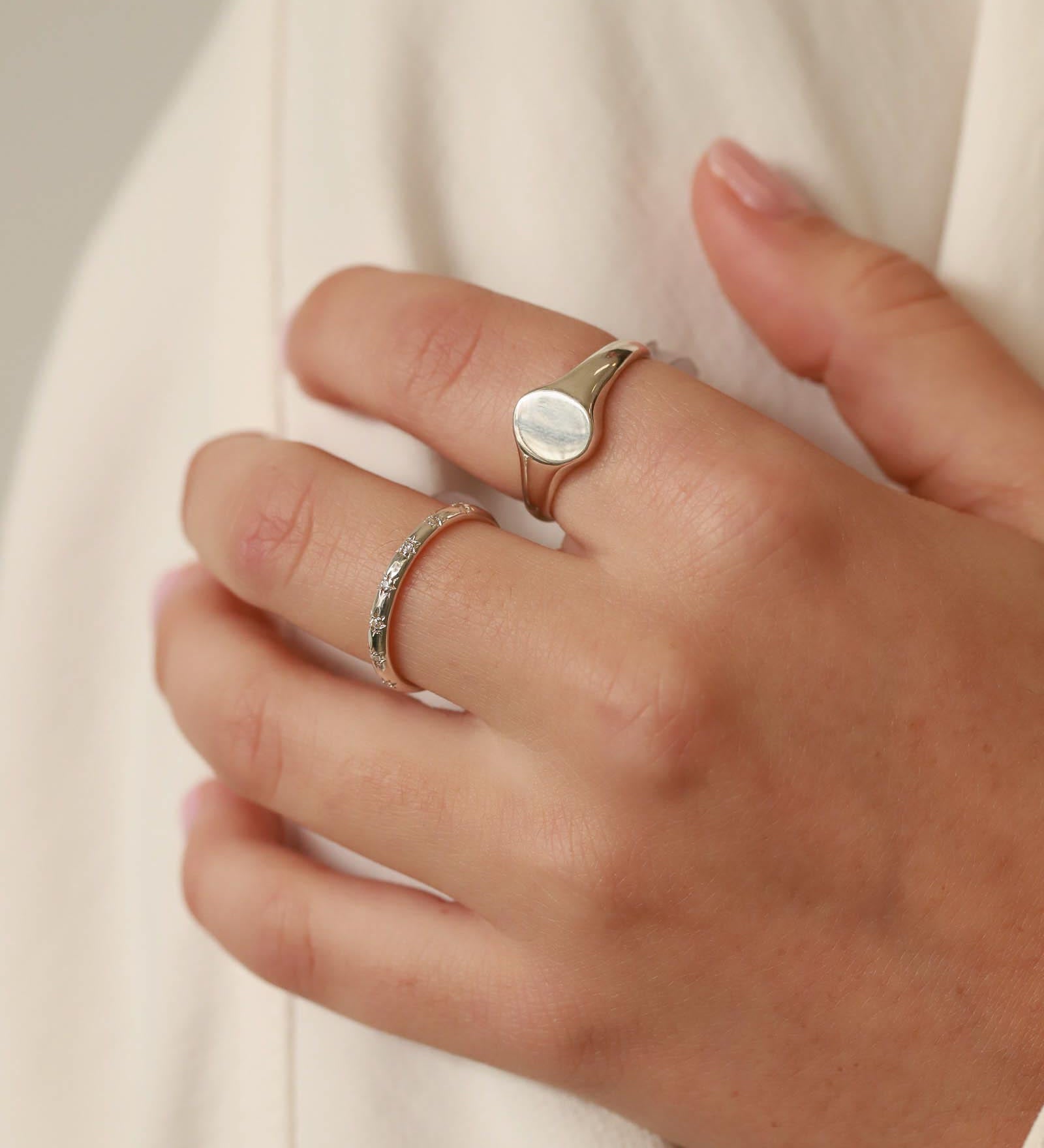 Tashi-Multi CZ Ring-Rings-Blue Ruby Jewellery-Vancouver Canada