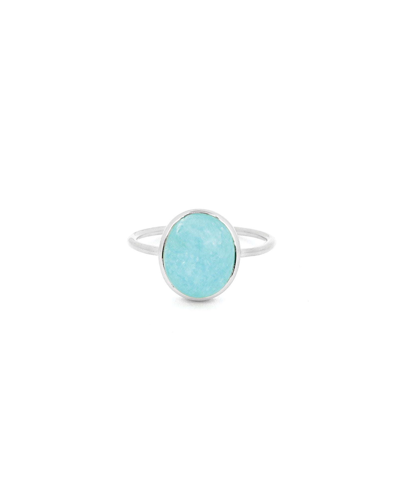 Oval Stone Ring 13mm