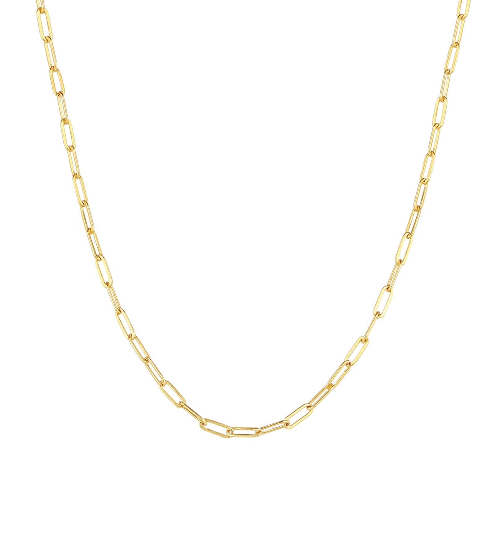 1948-Paperclip Chain Necklace I Medium-Necklaces-Blue Ruby Jewellery-Vancouver Canada