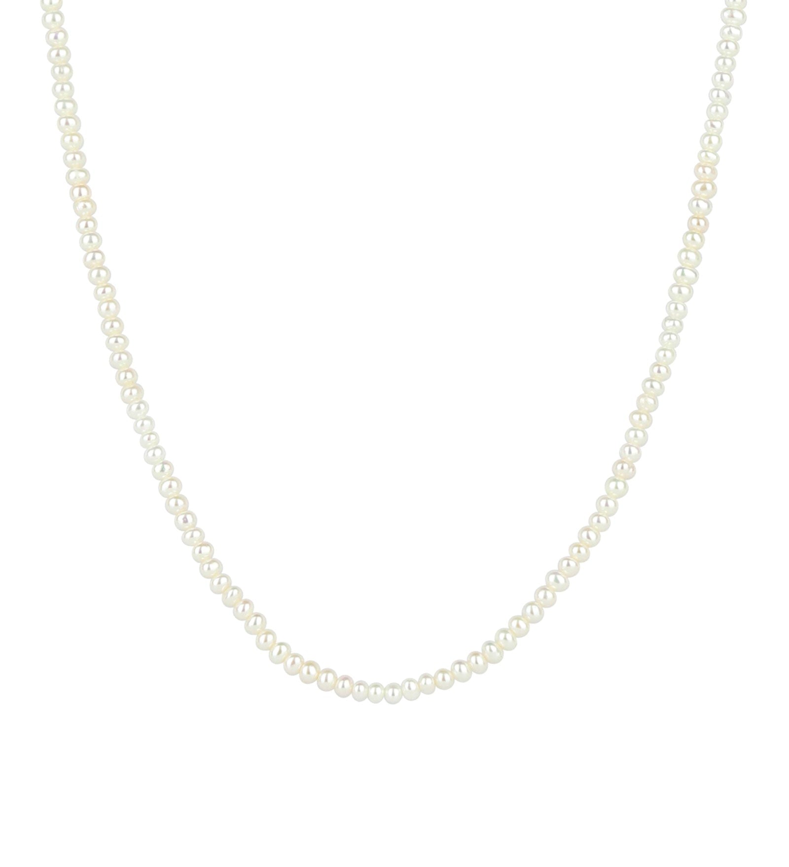 Poppy Rose-Pearl Strand Necklace I 2.5mm-Necklaces-14k Gold-fill, Freshwater Pearl-Blue Ruby Jewellery-Vancouver Canada