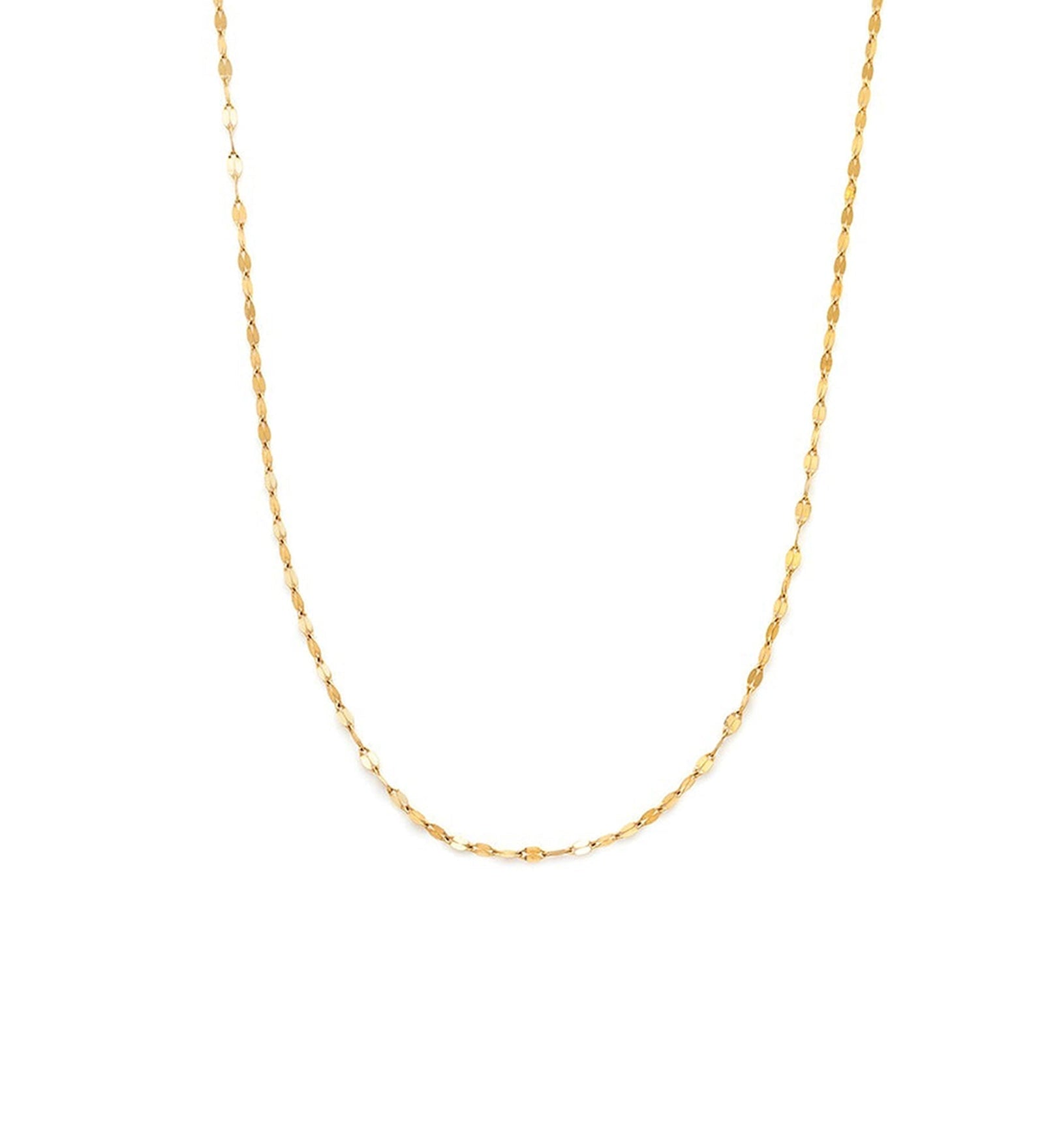 Leah Alexandra Fine-Shimmer Necklace-Necklaces-10k Yellow Gold-Blue Ruby Jewellery-Vancouver Canada