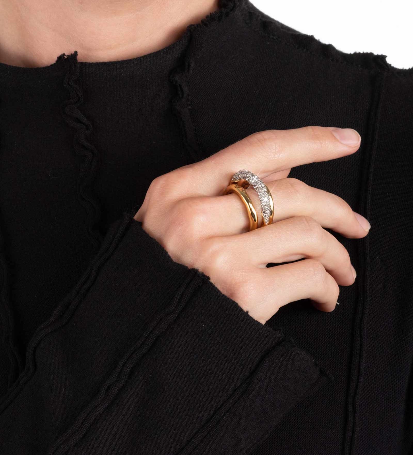 Alexis Bittar-Solanales Crystal Orbiting Ring-Rings-Blue Ruby Jewellery-Vancouver Canada