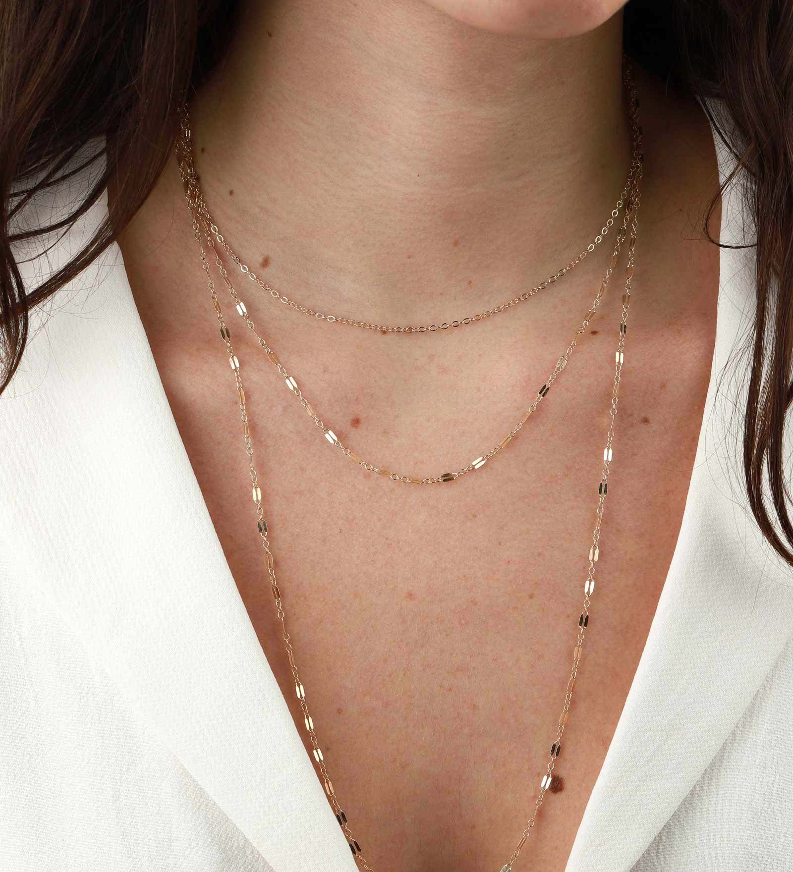 Poppy Rose-Tatjana Necklace-Necklaces-14k Gold-fill-Blue Ruby Jewellery-Vancouver Canada