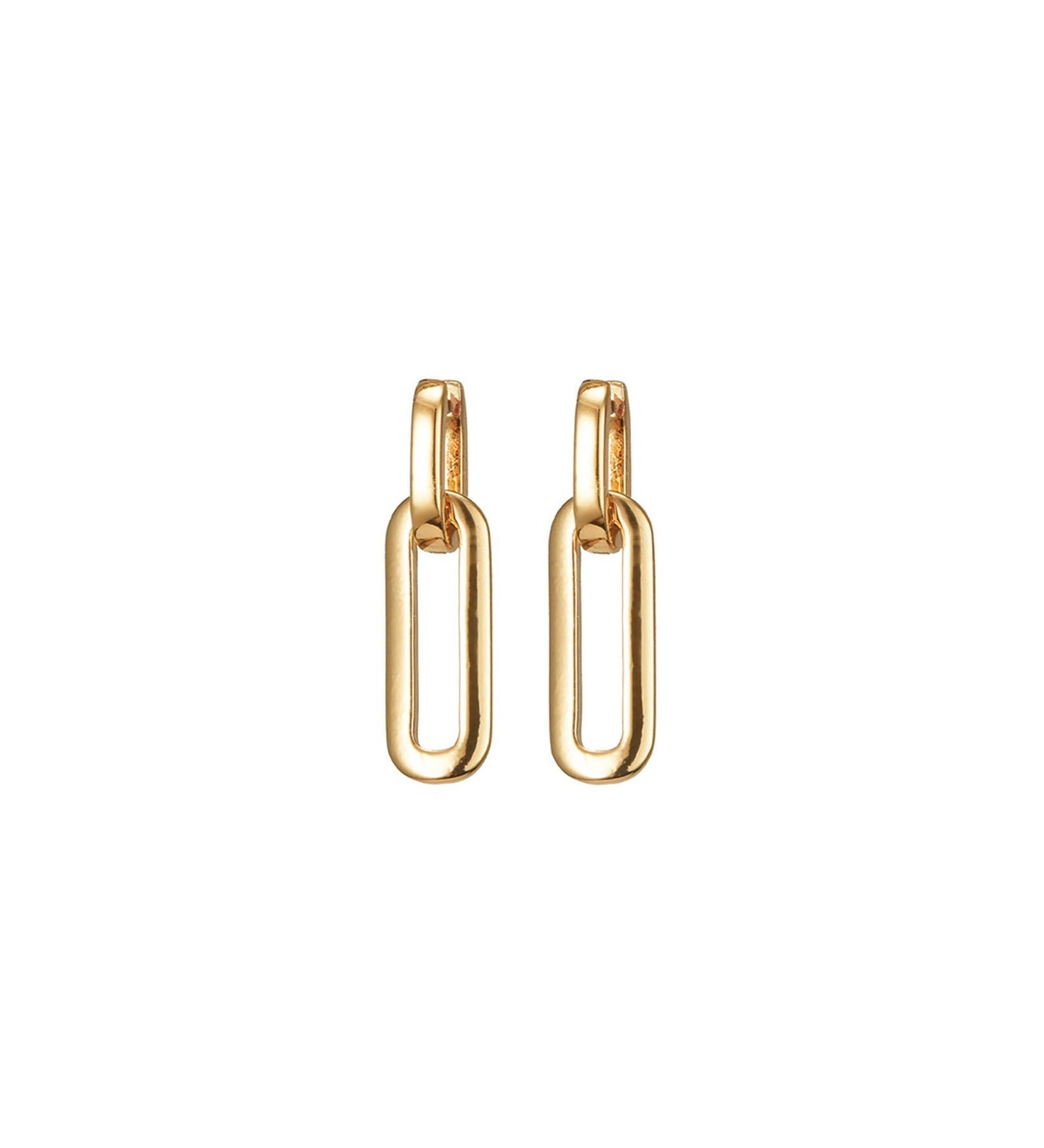 Jenny Bird-Teeni Detachable Link Earrings-Earrings-14k Gold Plated-Blue Ruby Jewellery-Vancouver Canada