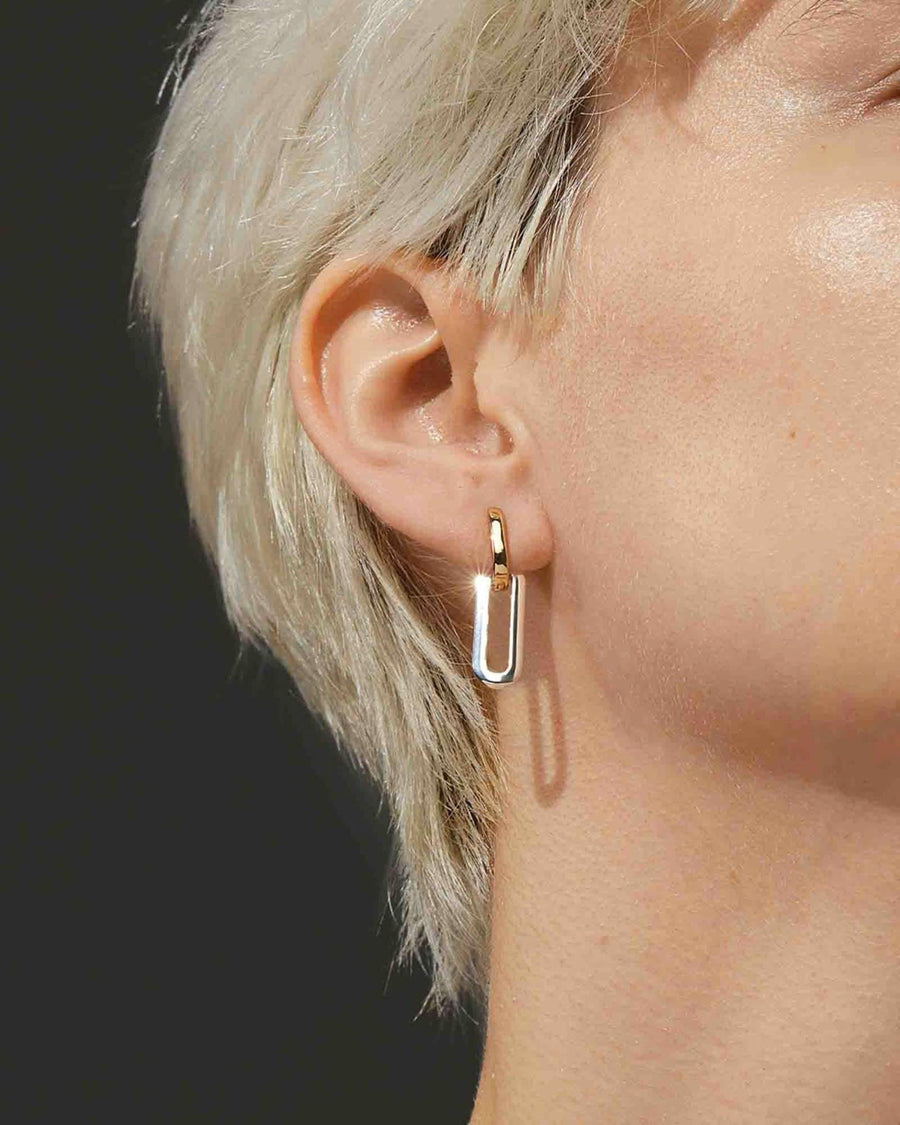 Jenny Bird-Teeni Detachable Link Earrings-Earrings-14k Gold Plated, Silver Plated-Blue Ruby Jewellery-Vancouver Canada