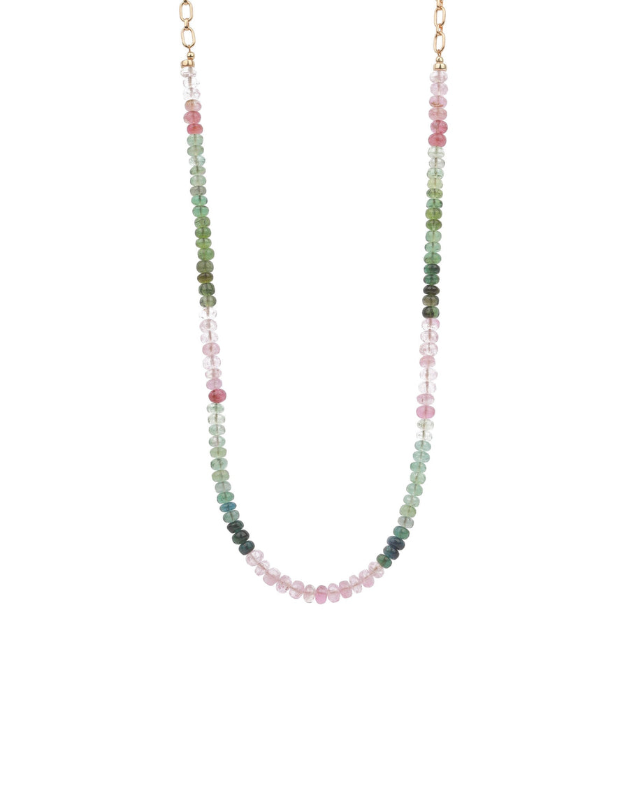 Gem Jar-Tourmaline Mixed Stone Necklace-Necklaces-14k Gold Filled, Tourmaline-Blue Ruby Jewellery-Vancouver Canada