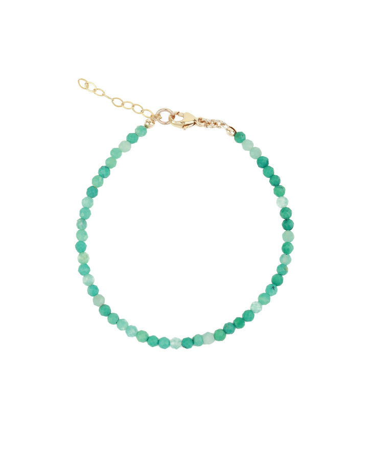 Gem Jar-Turquoise + Amazonite Stone Bracelet-Bracelets-14k Gold Filled, Turquoise-Blue Ruby Jewellery-Vancouver Canada