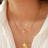 Cross CZ Necklace