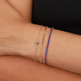 Navy CZ Tennis Bracelet