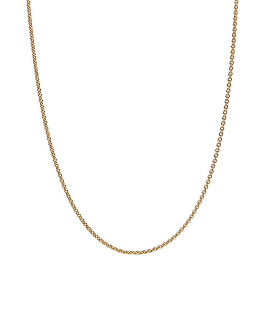 Pyrrha-14k Gold Fine Cable Chain I 25 Gauge-Necklaces-Blue Ruby Jewellery-Vancouver Canada