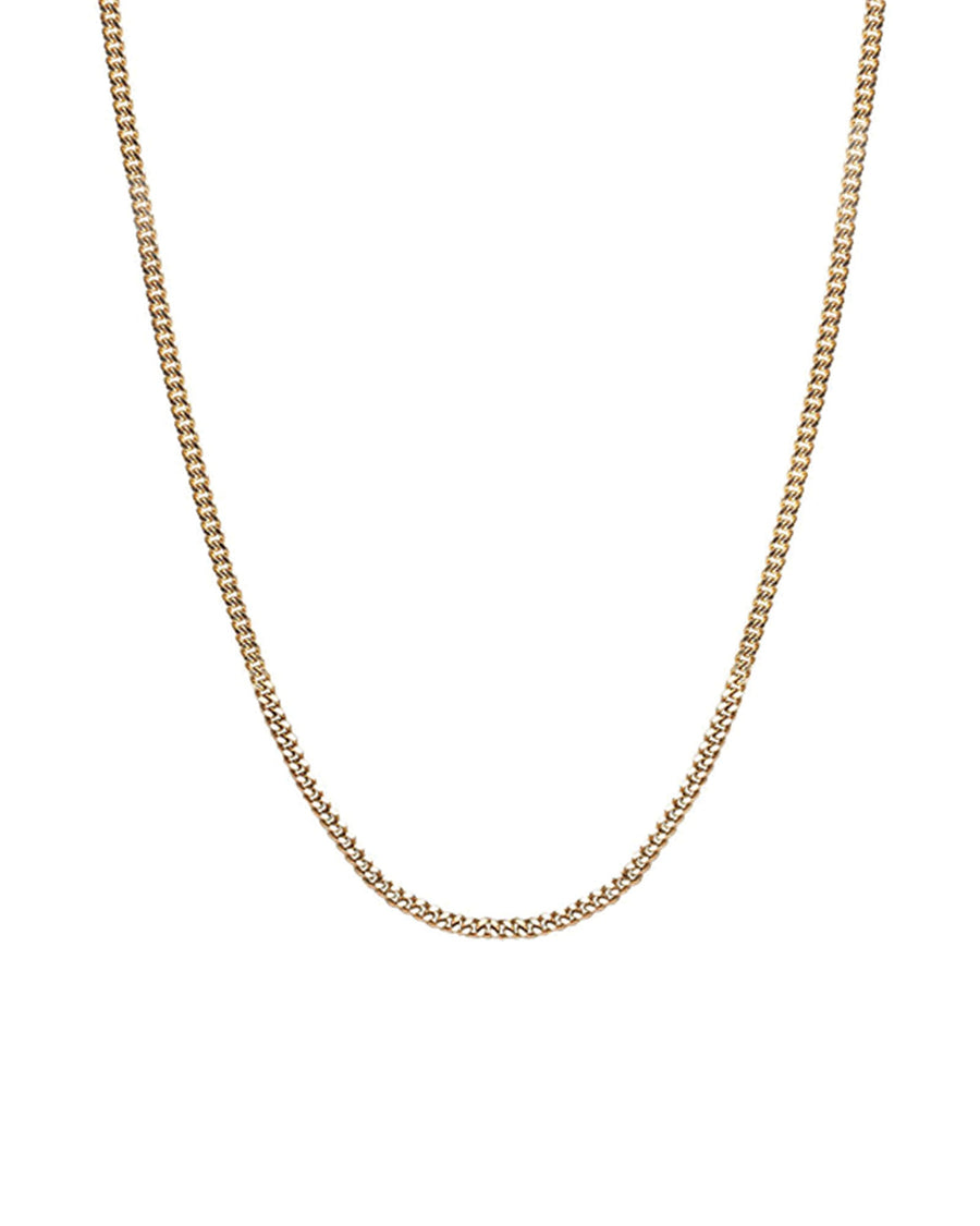 Pyrrha-14k Gold Medium Curb Chain I 45 Gauge-Necklaces-Blue Ruby Jewellery-Vancouver Canada