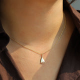 Sailboat Pavé Necklace