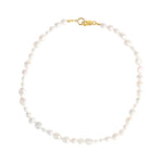 Poppy Rose-18" Mix Pearl Strand Necklace-Necklaces-14k Gold-fill, Freshwater Pearl-Blue Ruby Jewellery-Vancouver Canada