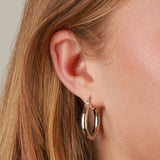 Essential French Hoop Earrings | 25mm