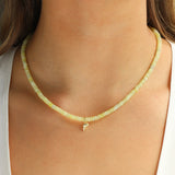 Charm Society-Shell Charm Beaded Necklace-Necklaces-Blue Ruby Jewellery-Vancouver Canada