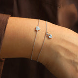 Heart Padlock Bracelet