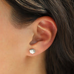 Quiet Icon-Shell Stud-Earrings-Blue Ruby Jewellery-Vancouver Canada
