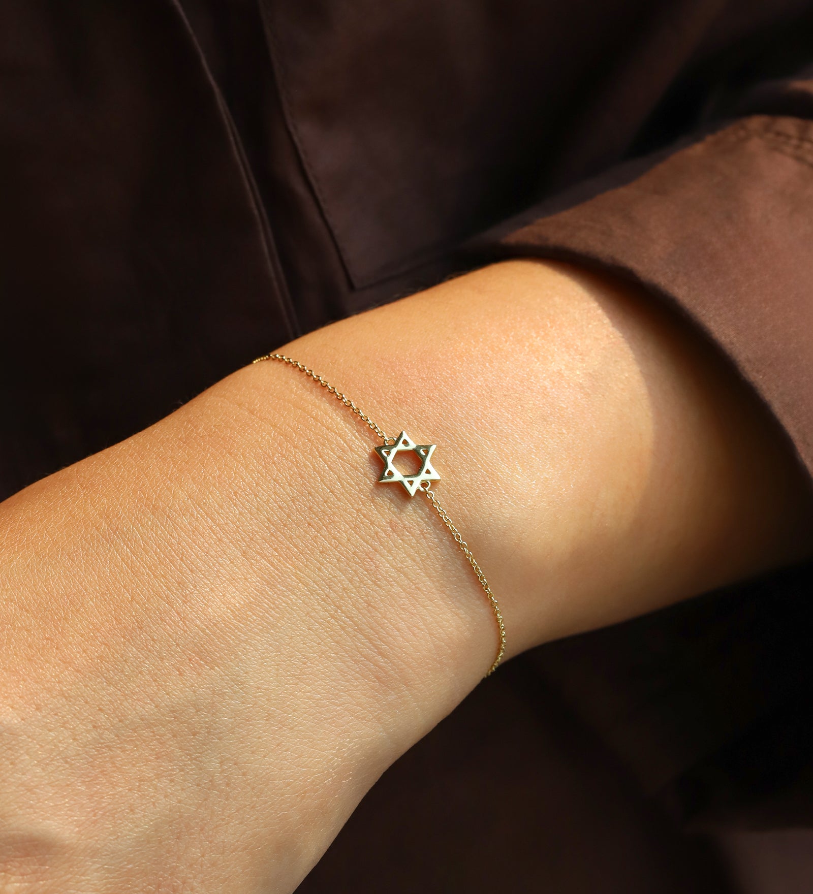 Quiet Icon-Star Of David Bracelet-Bracelets-Blue Ruby Jewellery-Vancouver Canada