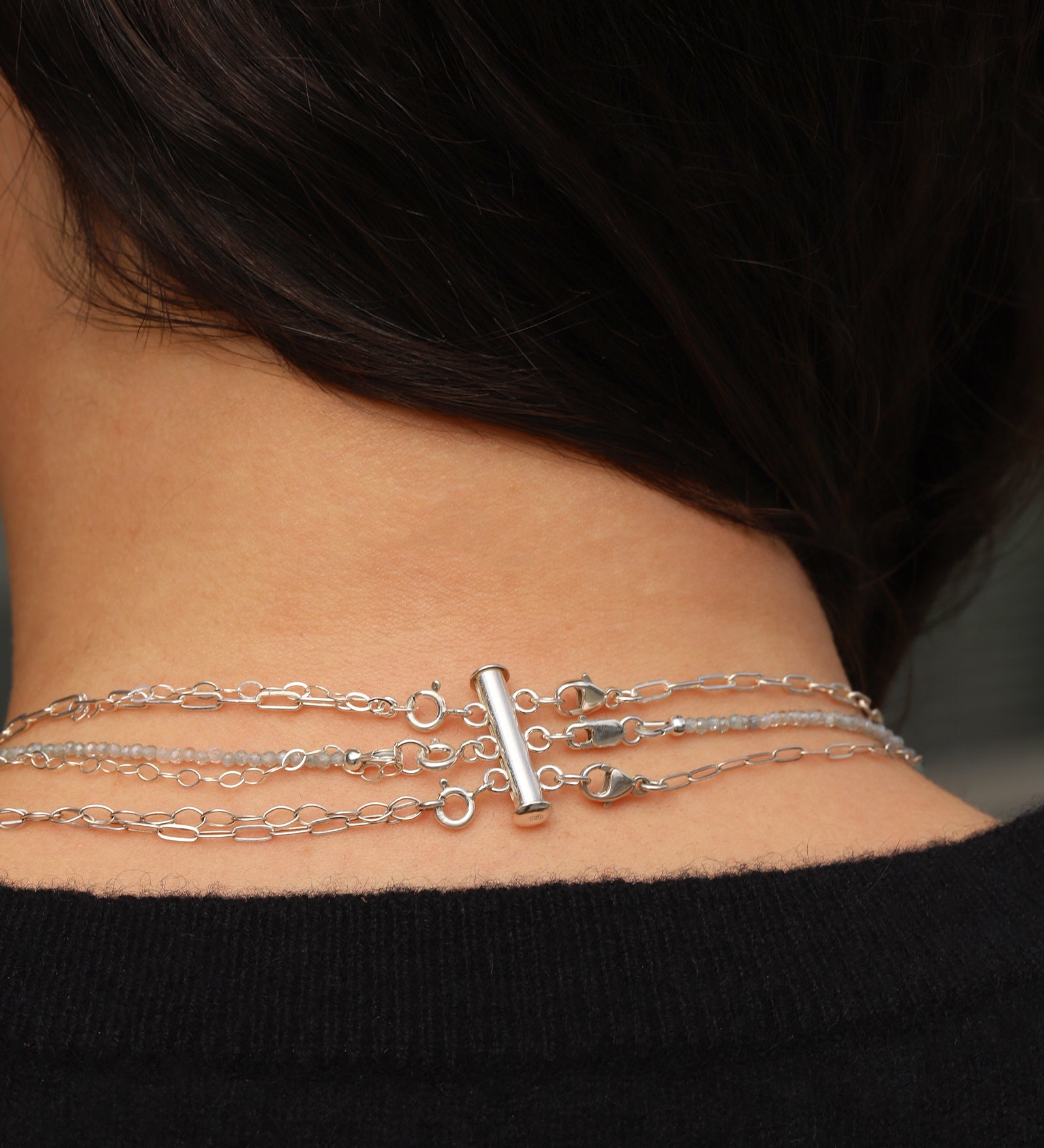 Extenders-3 Strand Necklace Connector-Necklaces-Blue Ruby Jewellery-Vancouver Canada