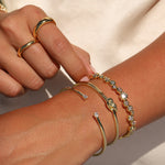Quiet Icon-Love Knot Cuff-Bracelets-Blue Ruby Jewellery-Vancouver Canada