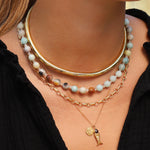 Alexis Bittar-Thin Necklace Collar-Necklaces-Blue Ruby Jewellery-Vancouver Canada