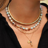 Alexis Bittar-Thin Necklace Collar-Necklaces-Blue Ruby Jewellery-Vancouver Canada