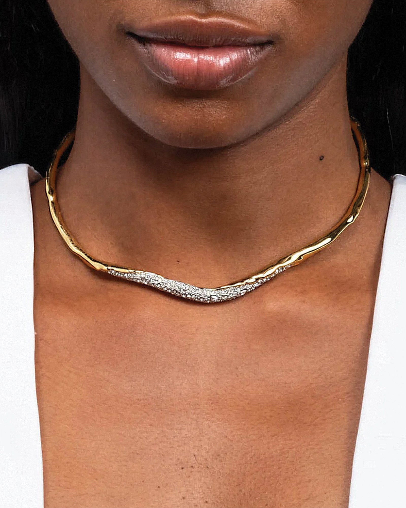 Alexis Bittar-Solanales Crystal Skinny Collar-Necklaces-Blue Ruby Jewellery-Vancouver Canada