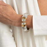 Alexis Bittar-Bonbon Crystal Lucite Hinge Bracelet-Bracelets-Blue Ruby Jewellery-Vancouver Canada