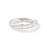 Alexis Bittar-Small Liquid Lucite Bangle-Bracelets-Clear Lucite-Blue Ruby Jewellery-Vancouver Canada