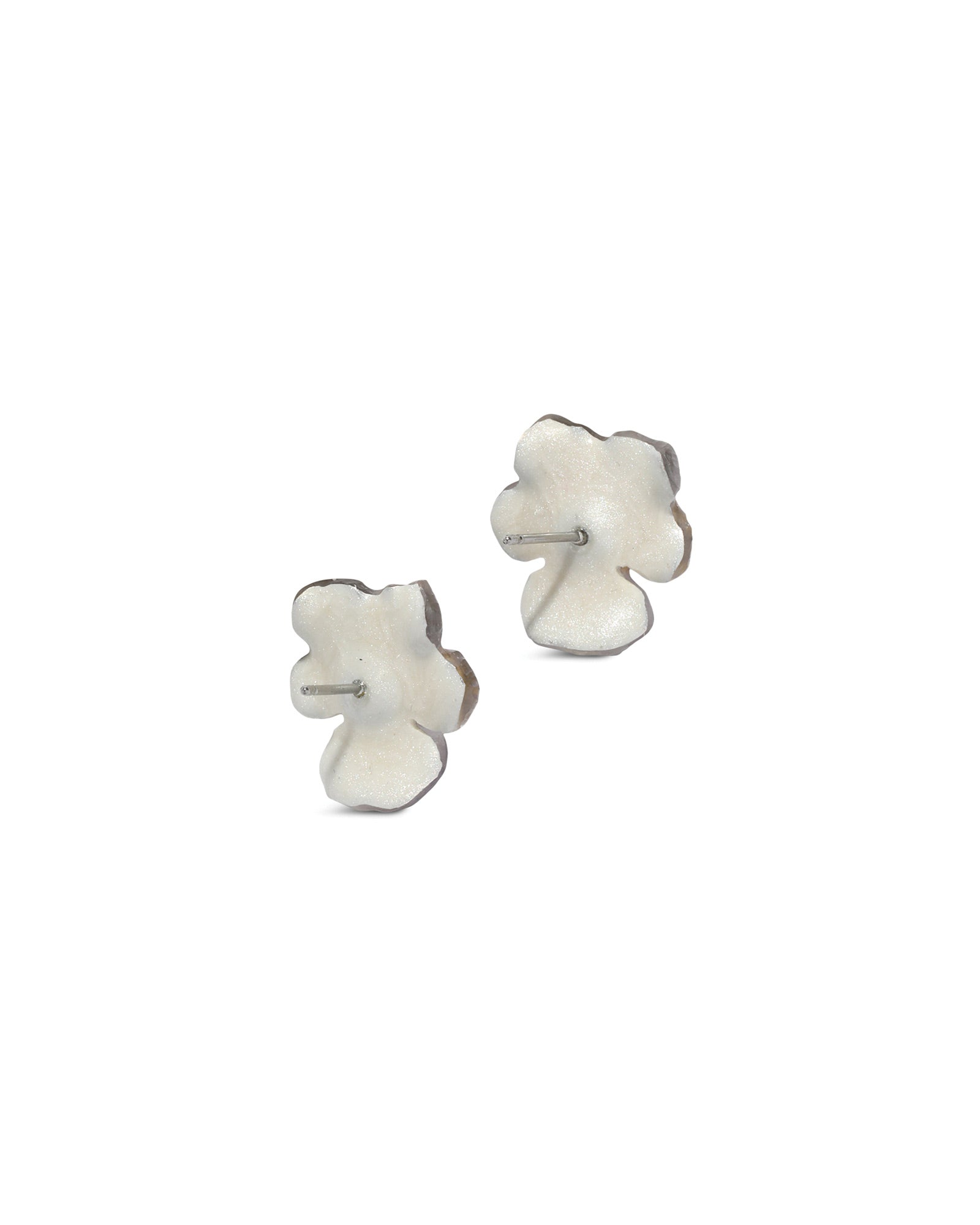 Pansy Lucite Petite Post
Earrings | Midnight Pansy 14k Gold Plated, Midnight Pansy Lucite