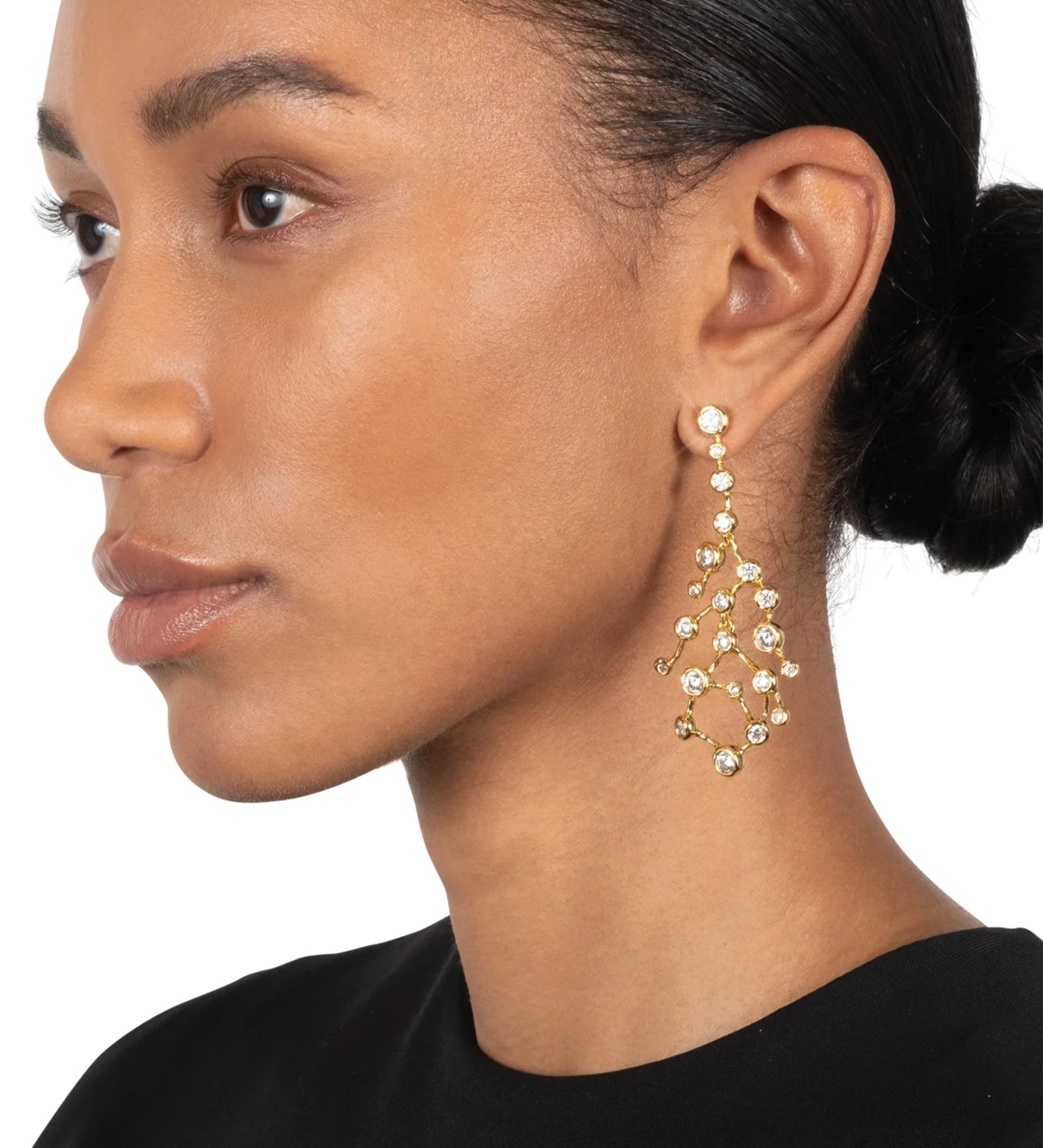 Alexis Bittar-Asterales Gold Celestial Earring-Earrings-Blue Ruby Jewellery-Vancouver Canada