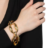 Molton Link Bracelet 14k Gold Plated