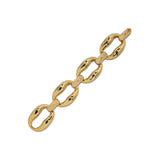 Molton Link Bracelet 14k Gold Plated