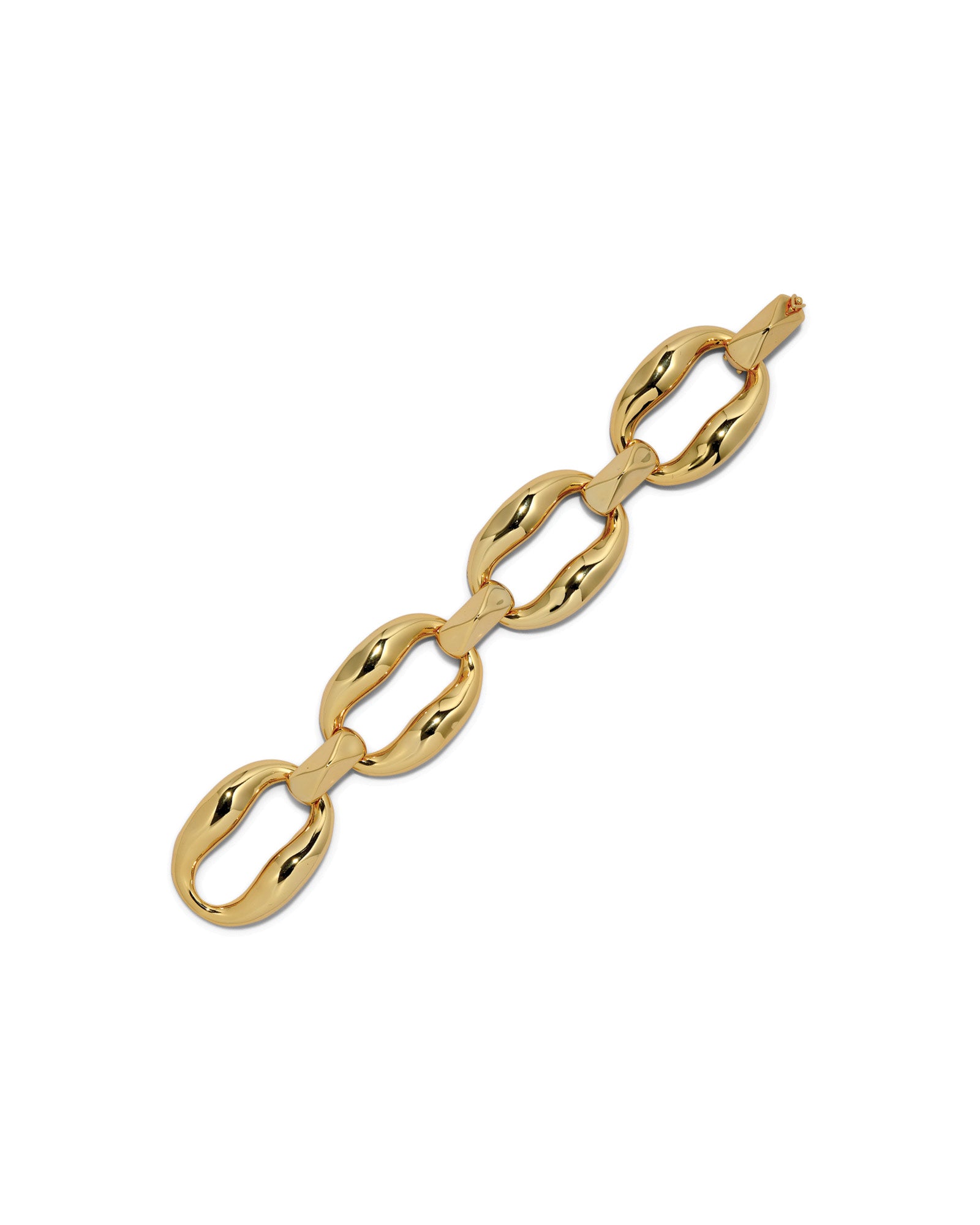 Molton Link Bracelet 14k Gold Plated