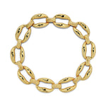 Molten Link Necklace 14k Gold Plated