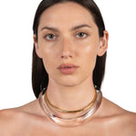 Alexis Bittar-Liquid Lucite Collar-Necklaces-Blue Ruby Jewellery-Vancouver Canada
