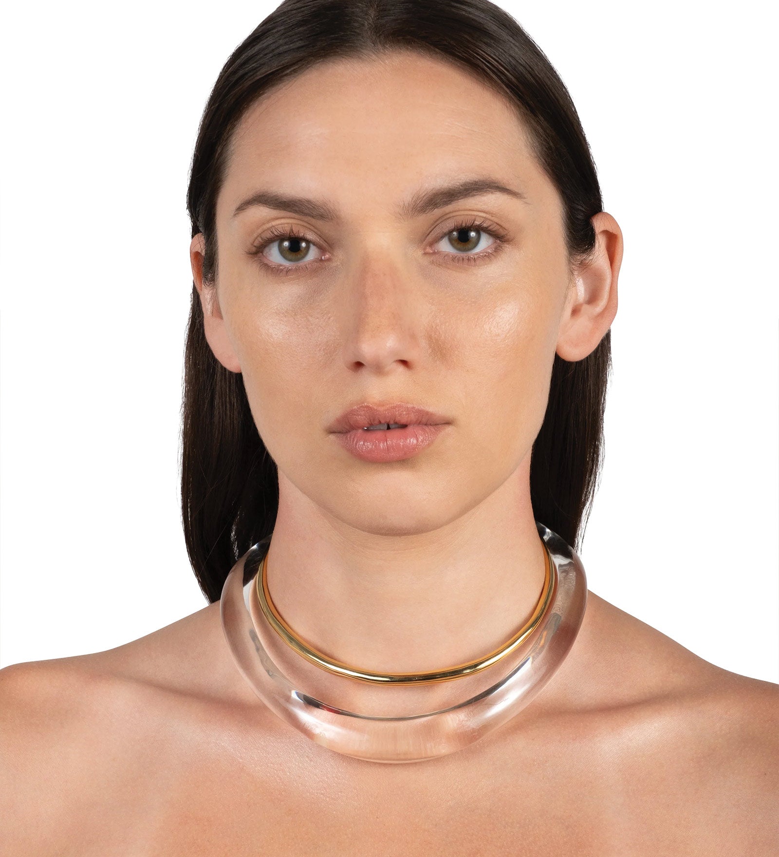 Alexis Bittar-Liquid Lucite Collar-Necklaces-Blue Ruby Jewellery-Vancouver Canada
