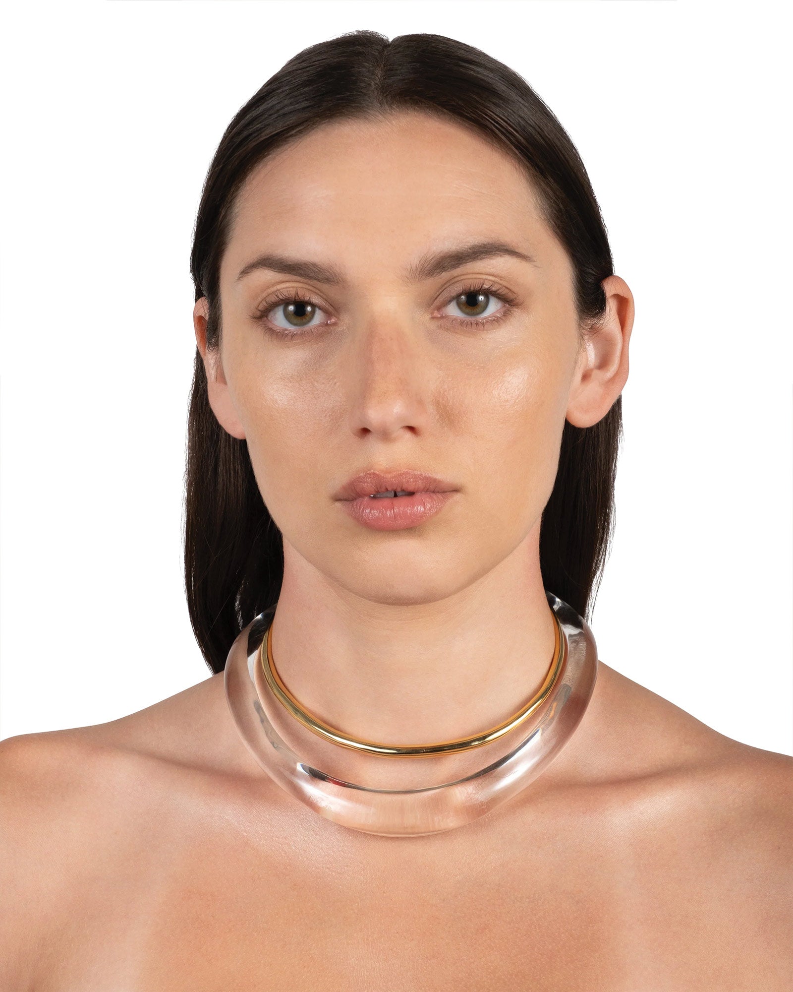 Alexis Bittar-Liquid Lucite Collar-Necklaces-Blue Ruby Jewellery-Vancouver Canada