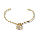 Alexis Bittar-Liquid Lucite Jeweled Crystal Collar-Necklaces-Blue Ruby Jewellery-Vancouver Canada