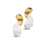 Alexis Bittar-Liquid Lucite Modernist Earrings-Earrings-Blue Ruby Jewellery-Vancouver Canada