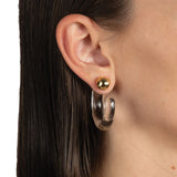 Alexis Bittar-Liquid Lucite Front Back Hoop Earrings-Earrings-Blue Ruby Jewellery-Vancouver Canada