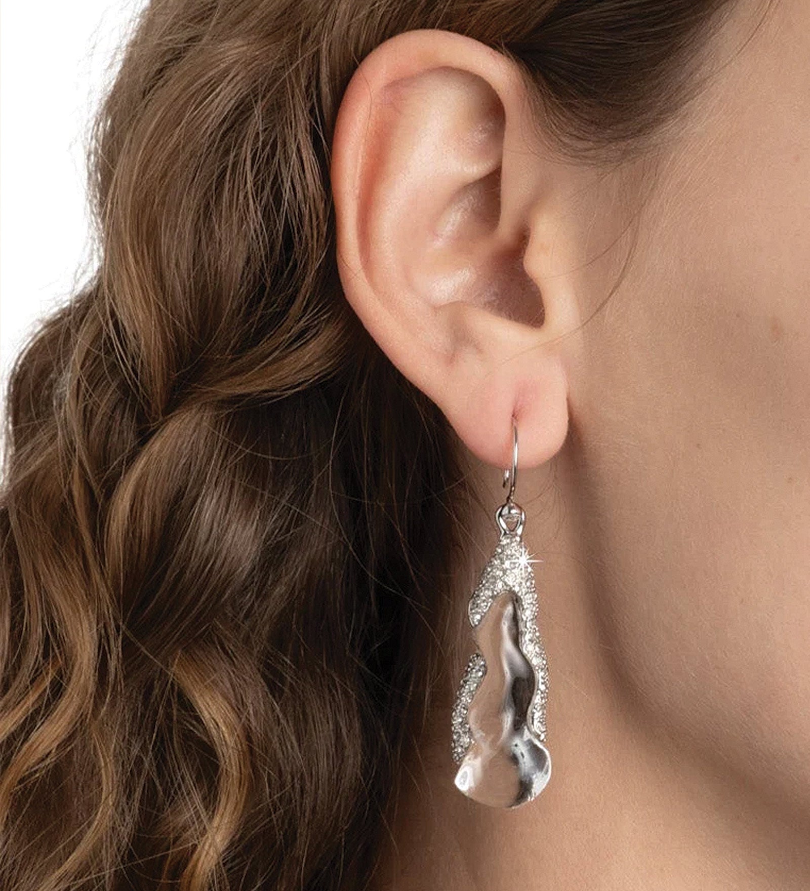 Alexis Bittar-Silverlake Lucite Wire Earring-Earrings-Blue Ruby Jewellery-Vancouver Canada