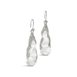 Silverlake Lucite
Wire Earring Rhodium Tone Plated Brass, Clear Lucite