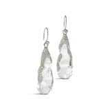 Silverlake Lucite
Wire Earring Rhodium Tone Plated Brass, Clear Lucite