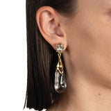 Alexis Bittar-BonBon Crystal Small Teardrop Earrings-Earrings-Blue Ruby Jewellery-Vancouver Canada