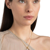 Alexis Bittar-Liquid Lucite Teardrop Pendant Necklace-Necklaces-Blue Ruby Jewellery-Vancouver Canada