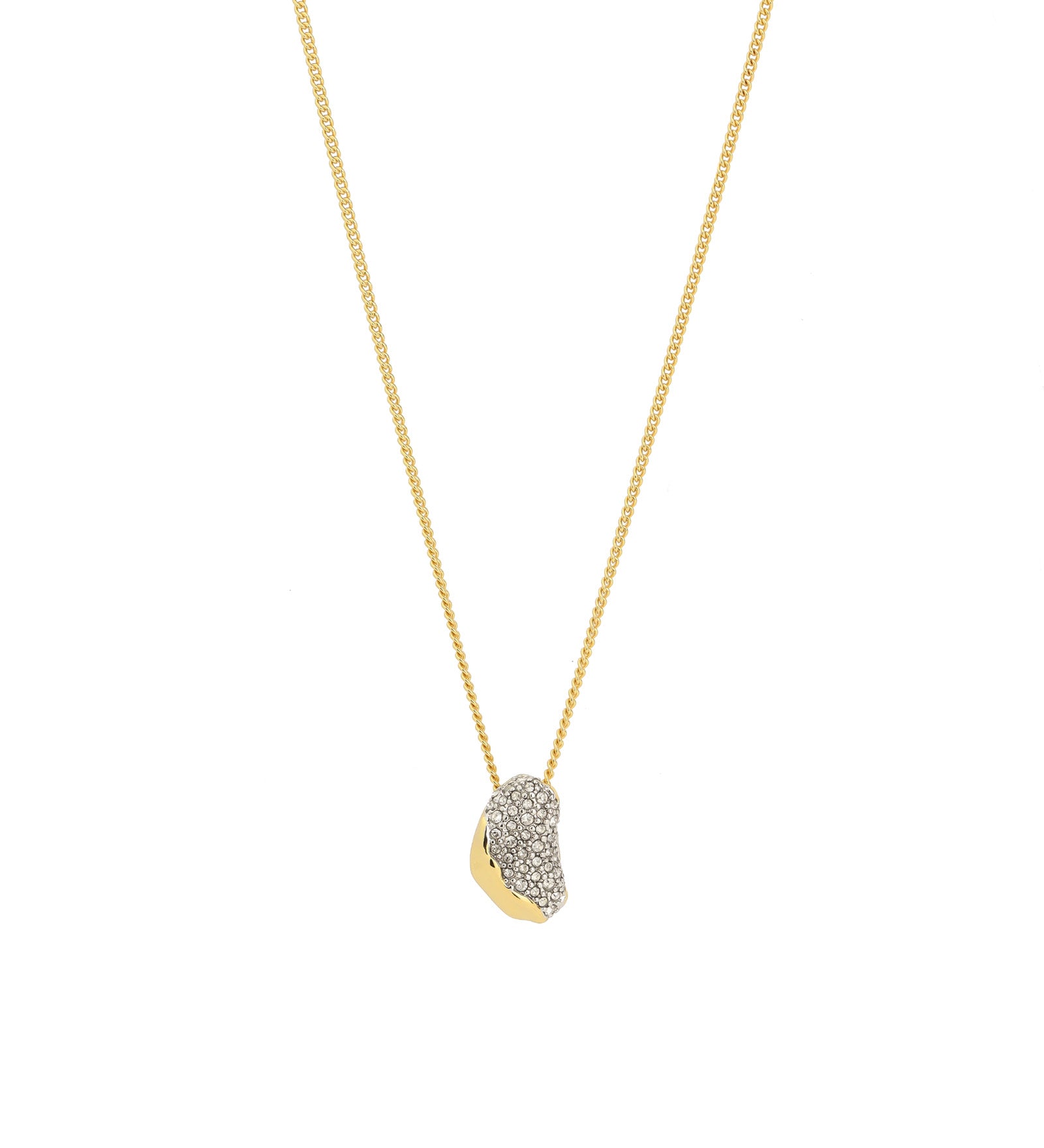 Alexis Bittar-Solanales Crystal Small Pebble Necklace-Necklaces-Blue Ruby Jewellery-Vancouver Canada